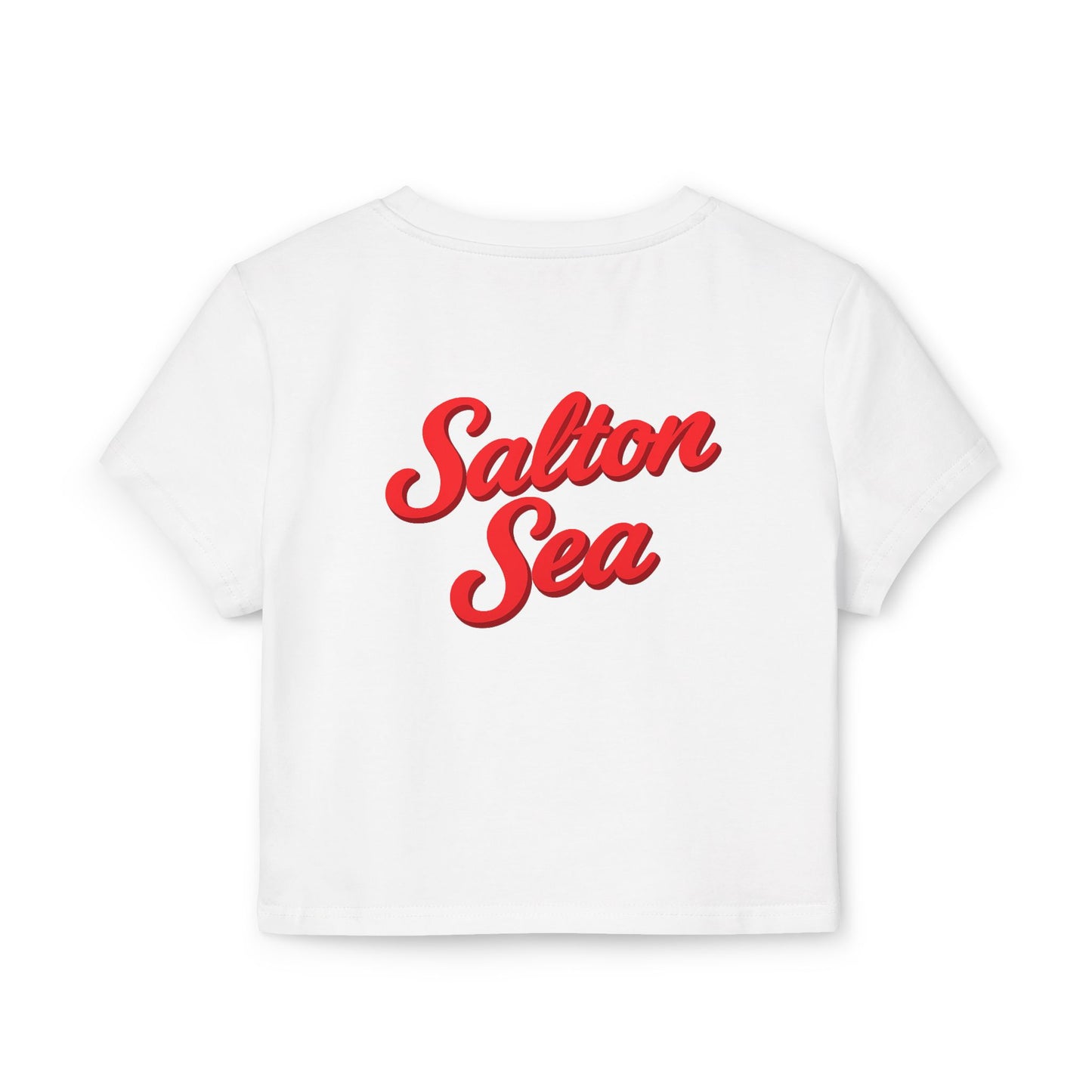 Salton Sea Women's Baby Tee - Vintage Style, Lake Lover Shirt, Summer Outfit, Nature Lover Gift, Travel-Inspired Top