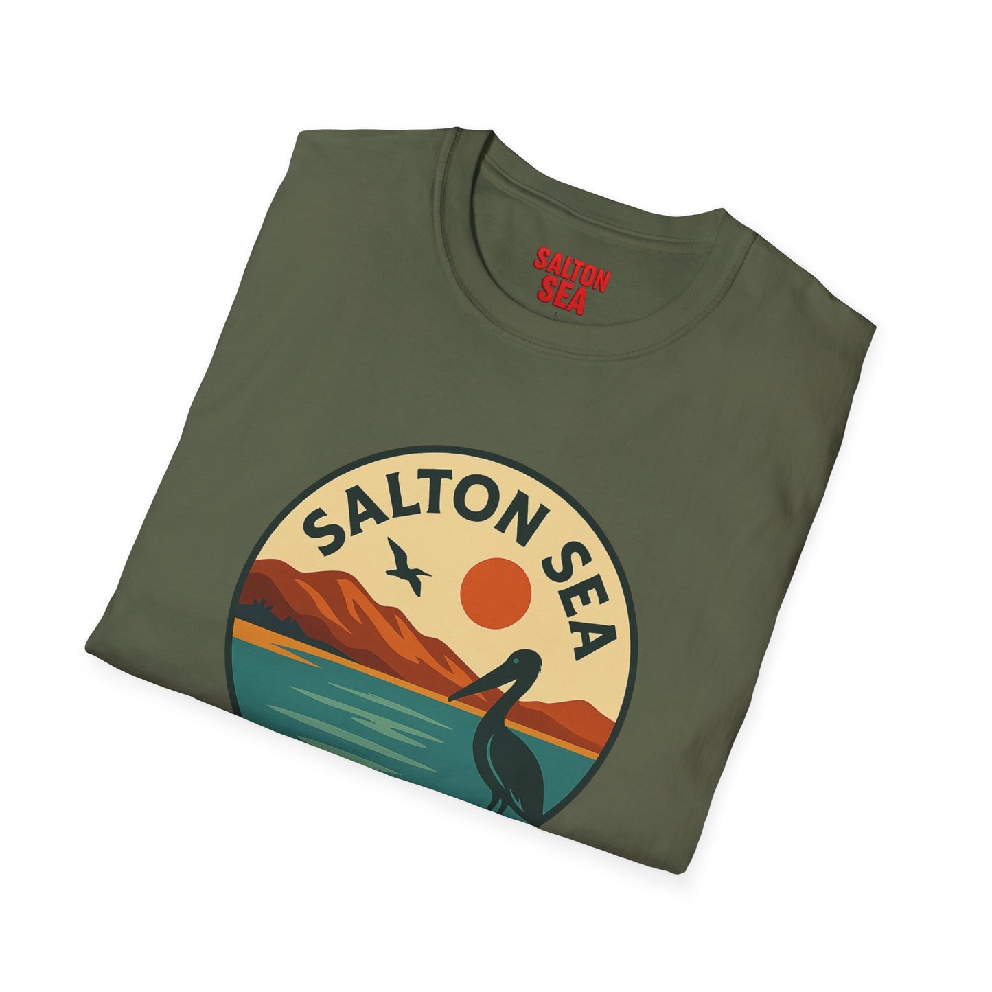 Salton Sea Nature Unisex Softstyle T-Shirt | Eco-Friendly Gift, Outdoor Adventure Shirt, Nature Lover Tee, Vintage Lake Apparel, [...]