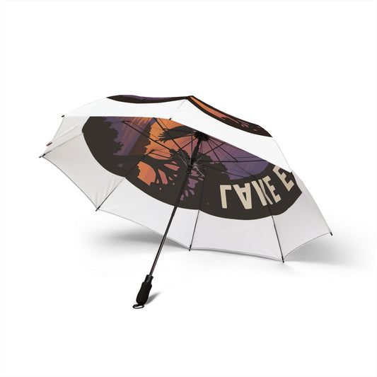 Lake Erie Semi-Automatic Foldable Umbrella, Travel Umbrella, Outdoor Gear, Gifts for Nature Lovers, Rainy Day Essential