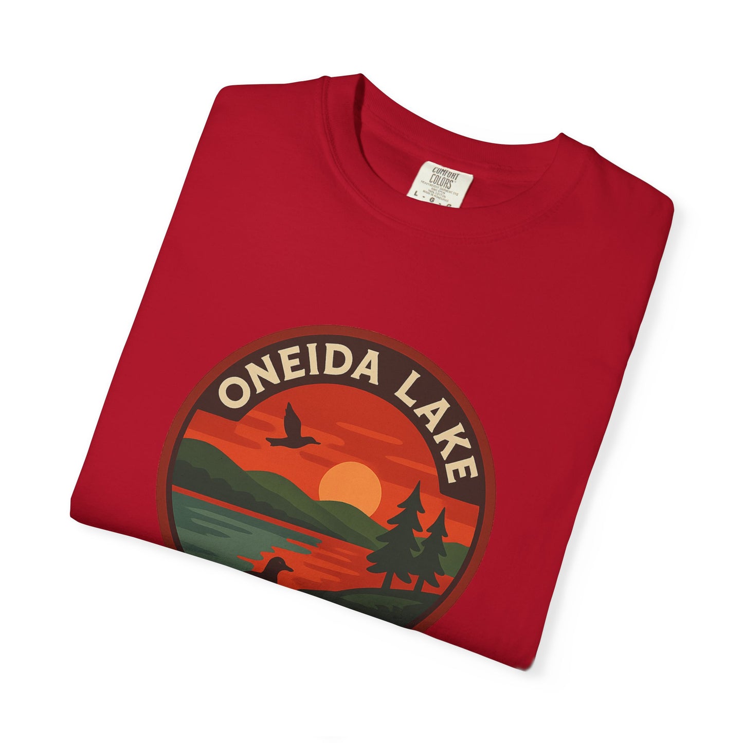 Oneida Lake Unisex Garment-Dyed T-shirt
