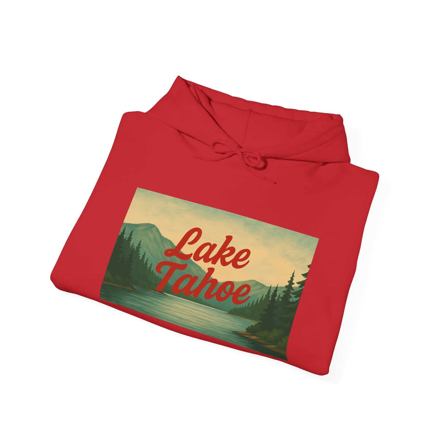 Lake Tahoe Hoodie, Cozy Casual Wear, Unisex Sweatshirt, Lake Lover Gift, Outdoor Adventure Apparel, Summer Retreat Fashion