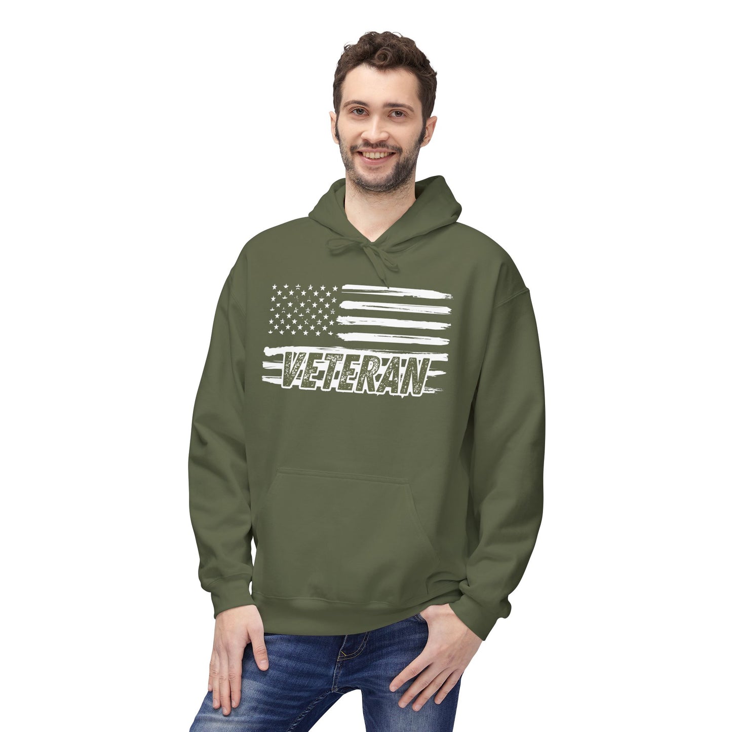 Veteran American Flag Fleece Hoodie | Unisex Military Apparel | Perfect for Veterans Day, Memorial Day, Patriotic Gifts, Casual Wear, [...]