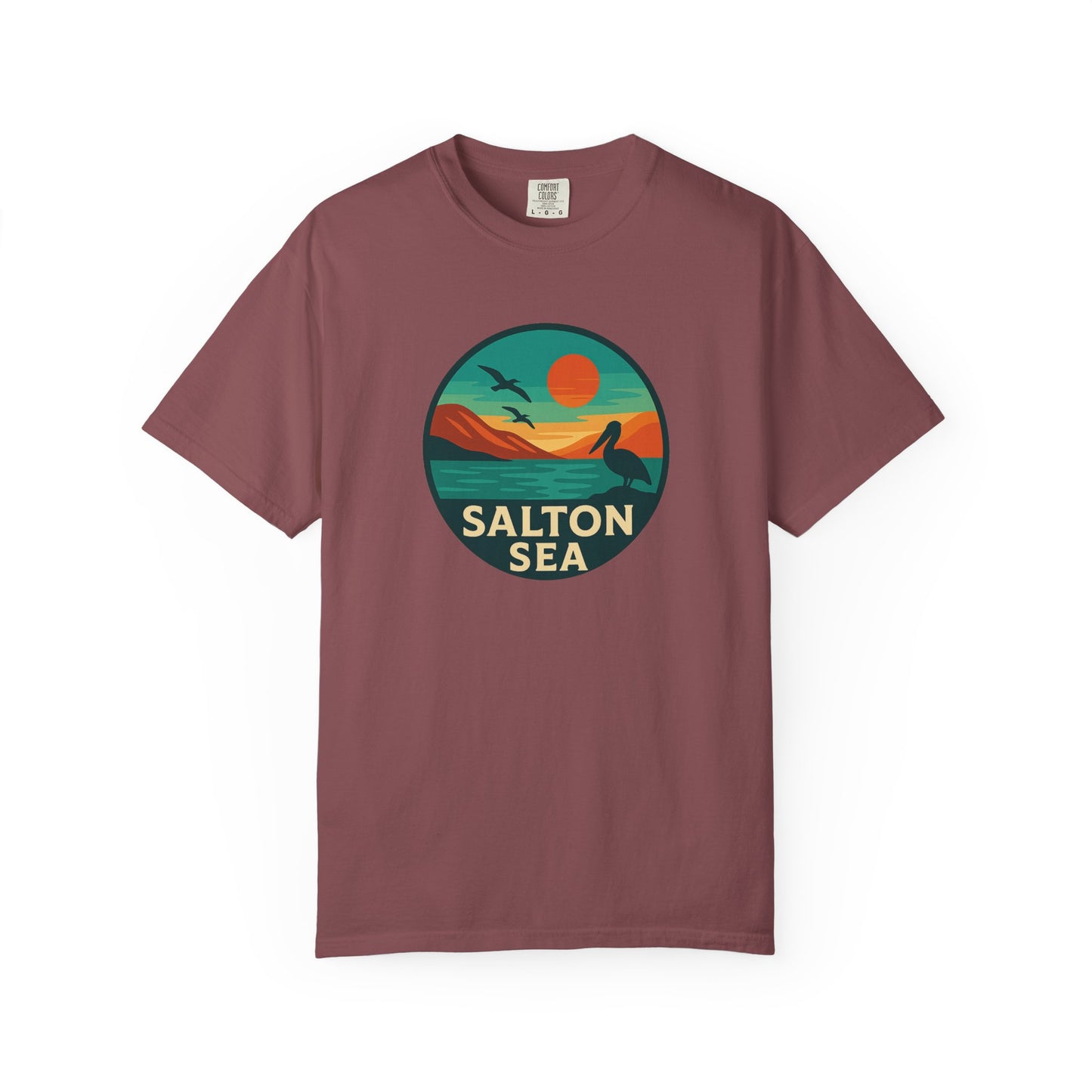 Salton Sea Unisex T-Shirt, Casual Graphic Tee, Nature Lover Gift, Outdoor Adventure Shirt, Vacation Souvenir, Summer Wear