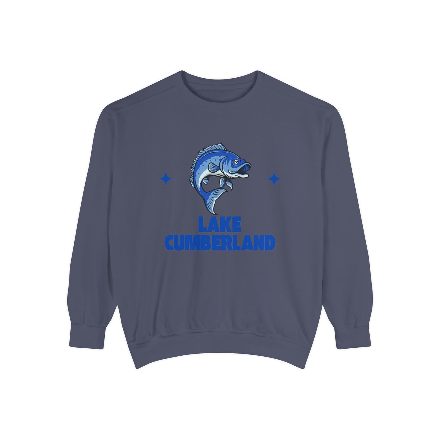 Lake Cumberland Fish Design Unisex Sweatshirt | Cozy Fishing Apparel, Casual Wear, Gift for Anglers, Lake Day Outfit, Nature Lovers Sweatshirt