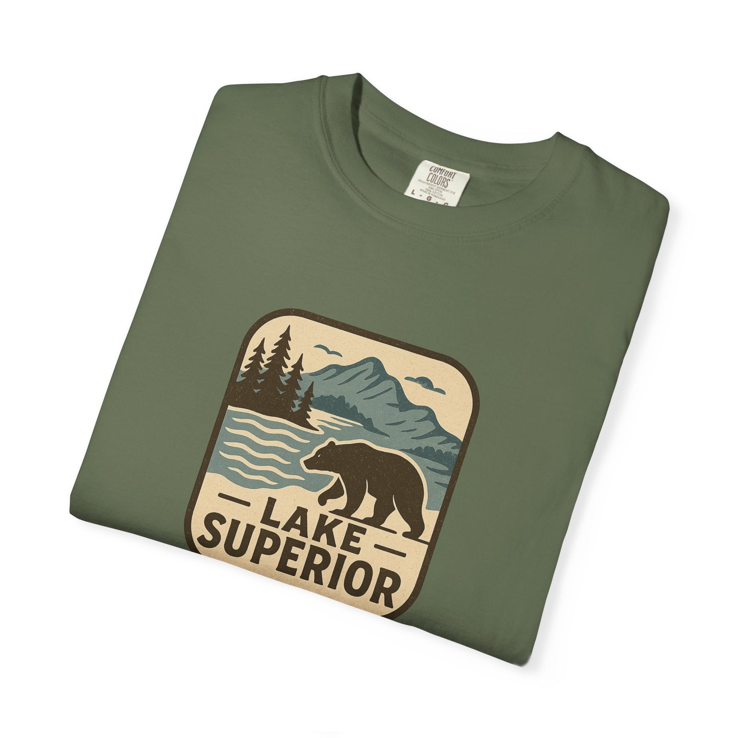 Lake Superior Unisex T-Shirt, Casual Graphic Tee, Nature Lover Gift, Outdoor Adventure Shirt, Vacation Souvenir, Summer Wear