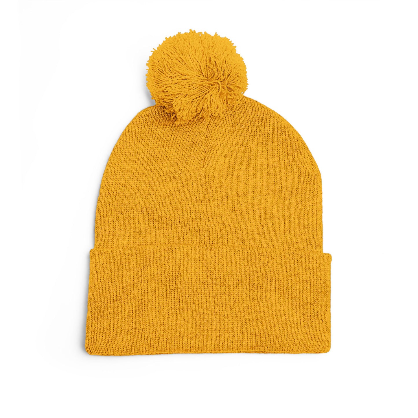 Squam Lake Pom-Pom Knit Cap (Embroidery)