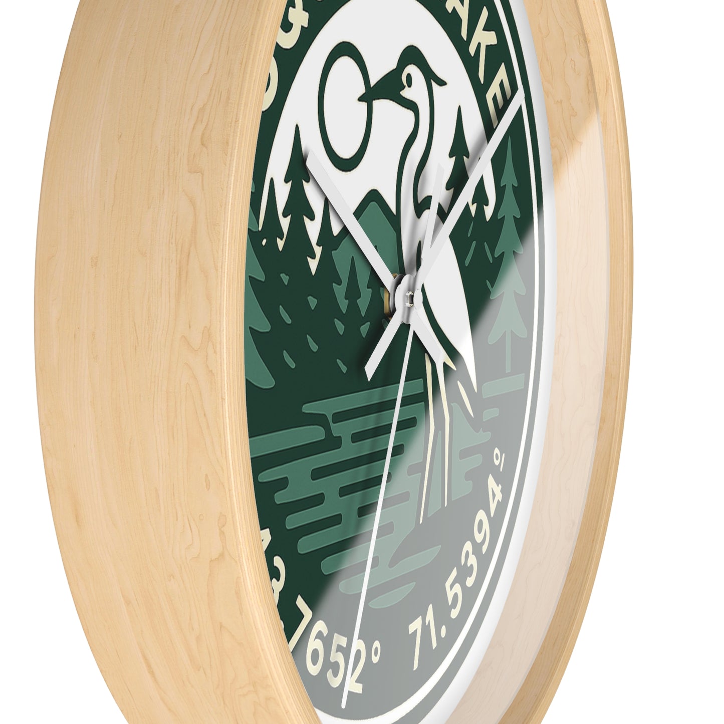 Squam Lake Wall Clock