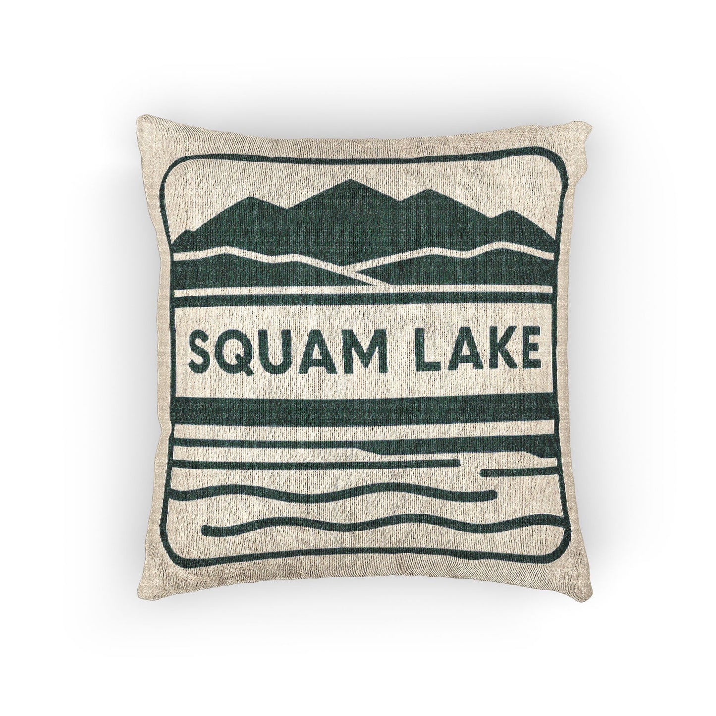 Squam Lake Woven Pillow