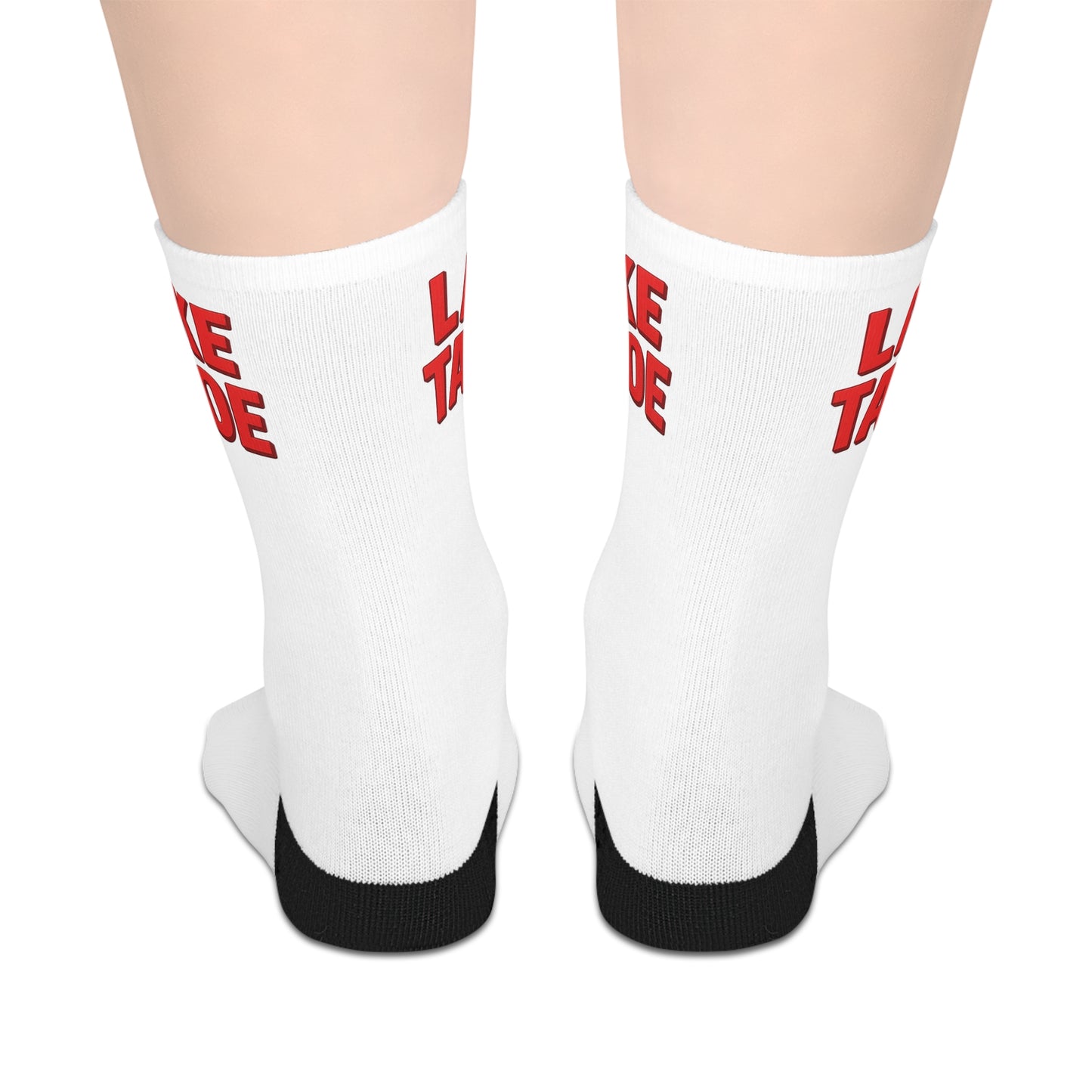 Lake Tahoe Cool Casual Mid-length Socks | Fun Lifestyle Gift, Quirky Fashion Accessory, Unique Socks for Everyday Wear