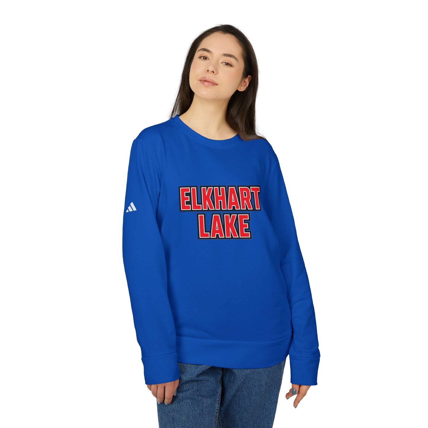 Elkhart Lake Adidas Unisex Fleece Crewneck Sweatshirt