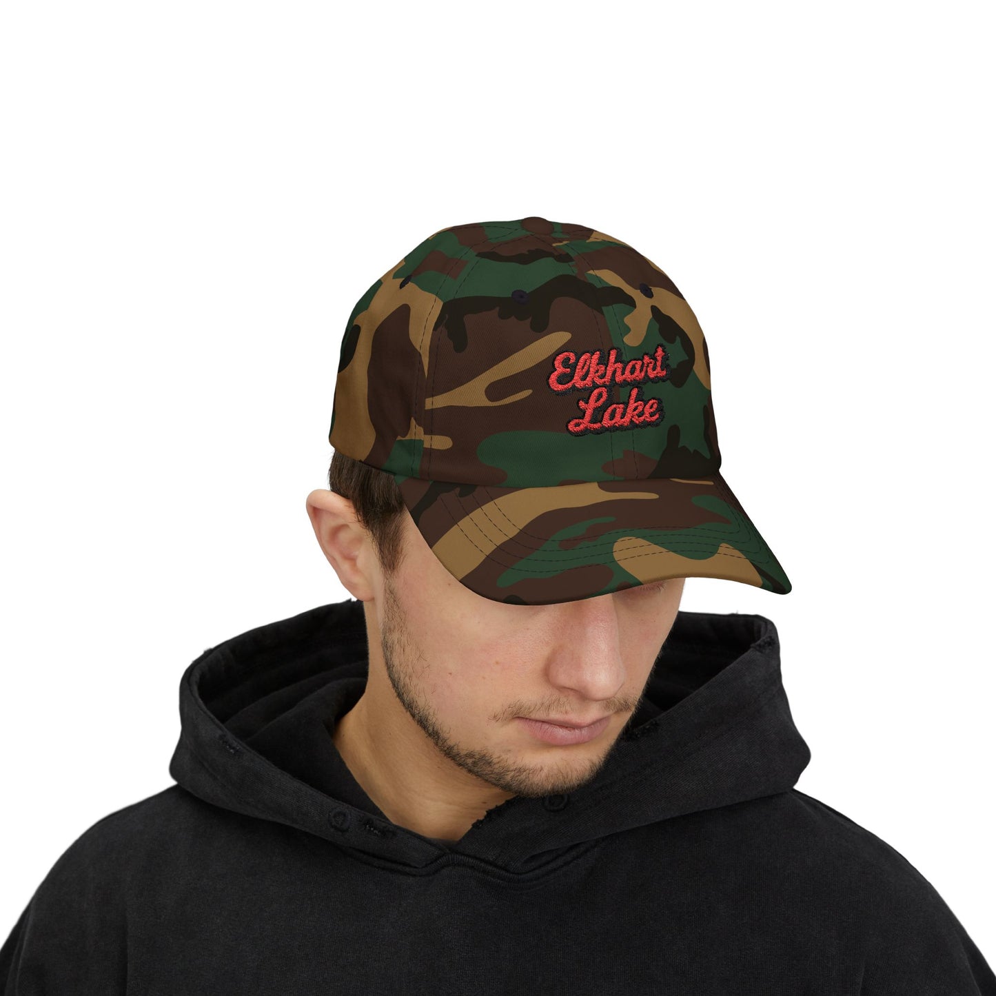 Elkhart Lake Stylish Dad Cap, Casual Summer Hat, Outdoor Accessory, Gift for Father's Day, Boating Trip Gear, Everyday Wear