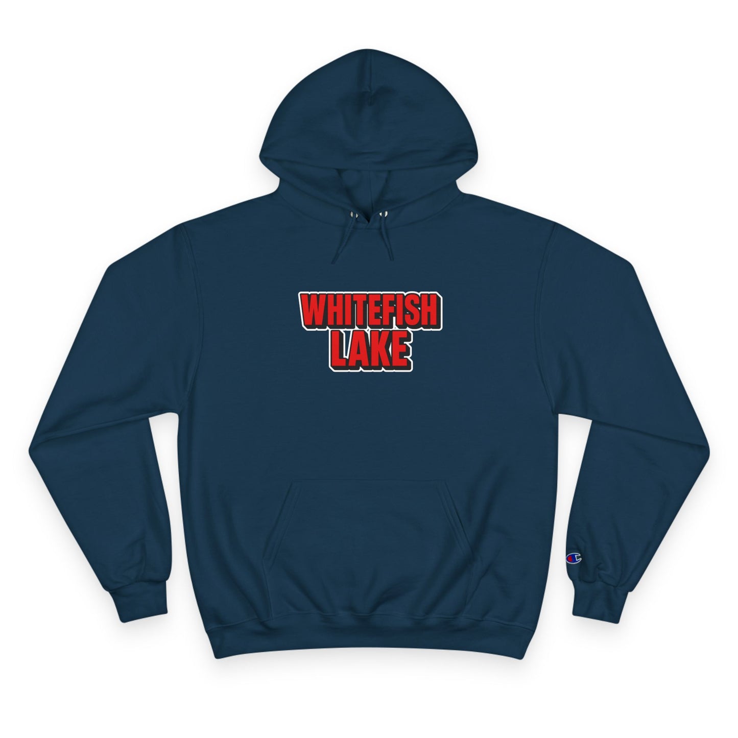 Whitefish Lake Cozy Hoodie, Perfect for Outdoor Adventures, Lake Days, Gifts for Nature Lovers, Comfortable Sweatshirt