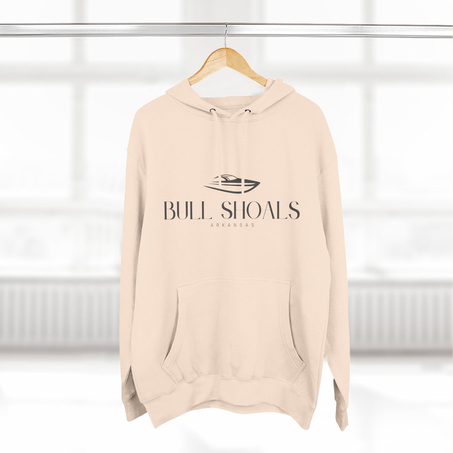 Bull Shoals Stylish Three-Panel Fleece Hoodie for Cozy Days, Casual Wear, Warm Layering, Gift for Him or Her