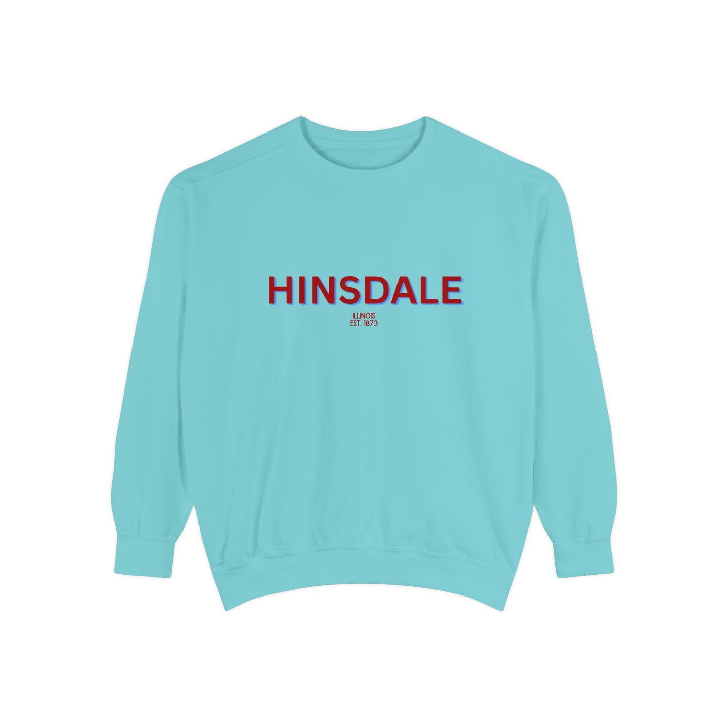 Hinsdale Unisex Garment-Dyed Sweatshirt | Cozy Fashion, Perfect for Casual Outings, Gifts, Fall & Winter Style, Everyday Comfort