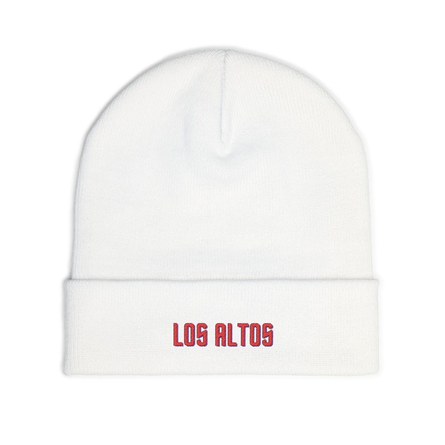 Los Altos Cozy Custom Knit Beanie - Personalized Hat, Winter Accessory, Gifts for Him, Her, Stylish Warmth