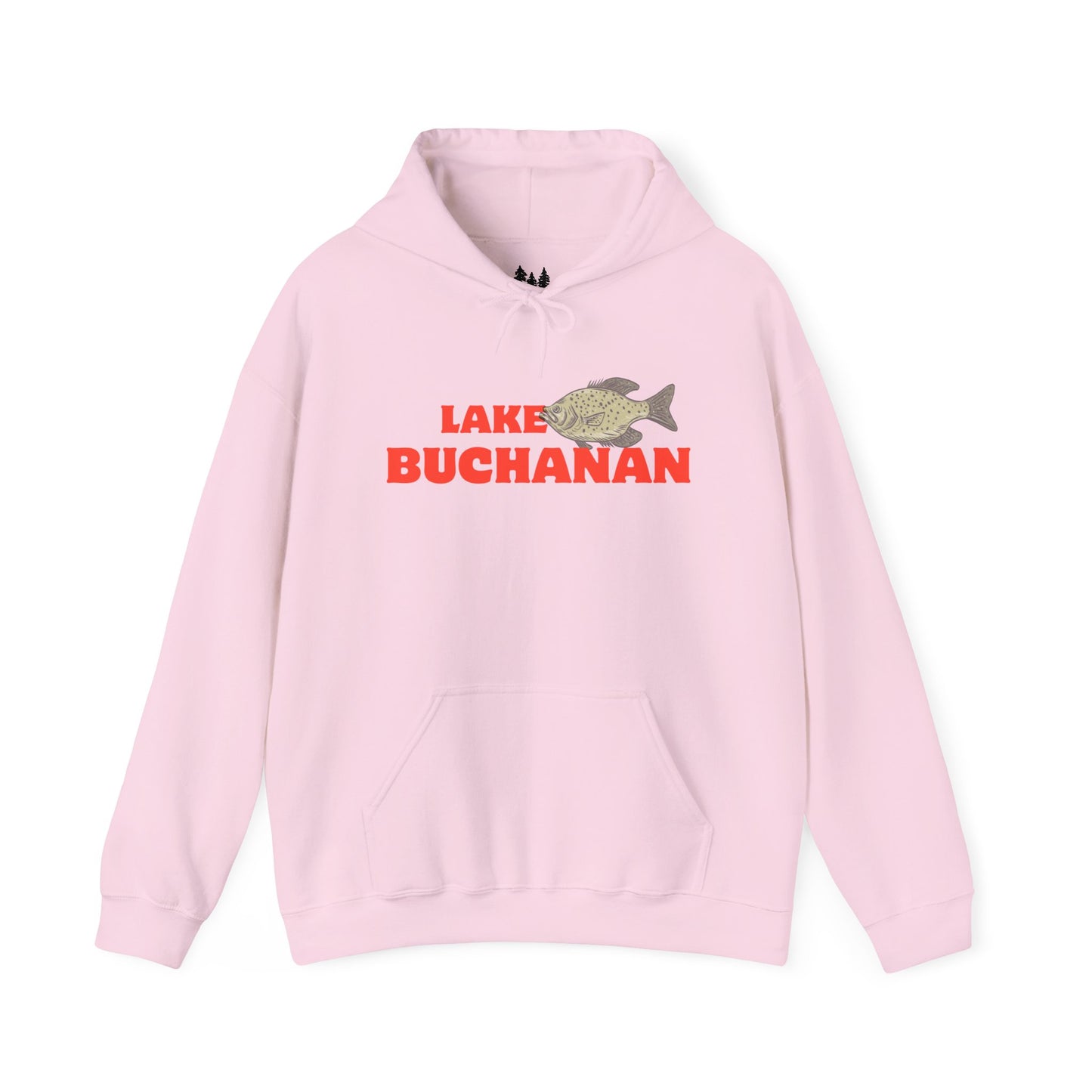 Lake Buchanan Fishing Hoodie, Unisex Comfortable Sweatshirt, Relaxed Fit for Outdoor Enthusiasts, Gift for Fishermen, Casual Lake Apparel