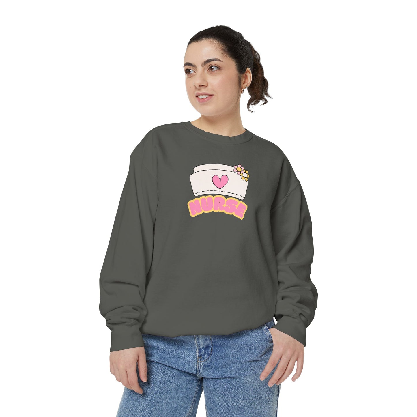 Nurse Love Sweatshirt, Cozy Gift for Healthcare Workers, Unique Gift for Nurses, Casual Medical Apparel, Nurse Appreciation