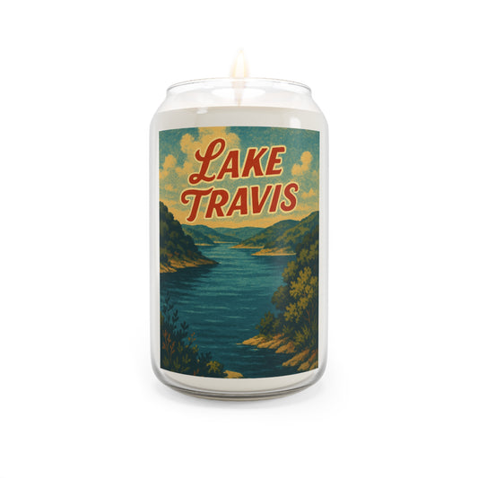 Lake Travis Soy Candle, Relaxing Home Decor, Gift for Her, Aromatherapy Candle, Summer Vibes
