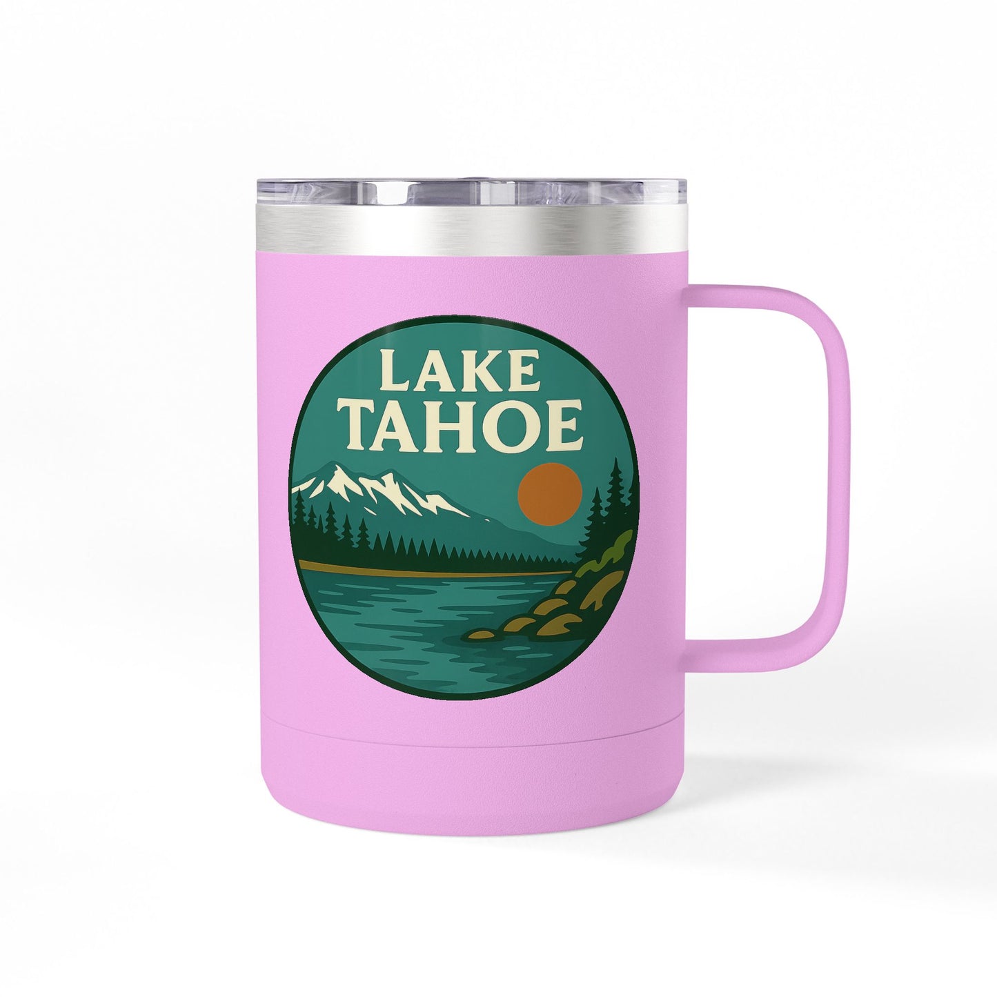 Lake Tahoe Coffee Mug Tumbler, 15oz