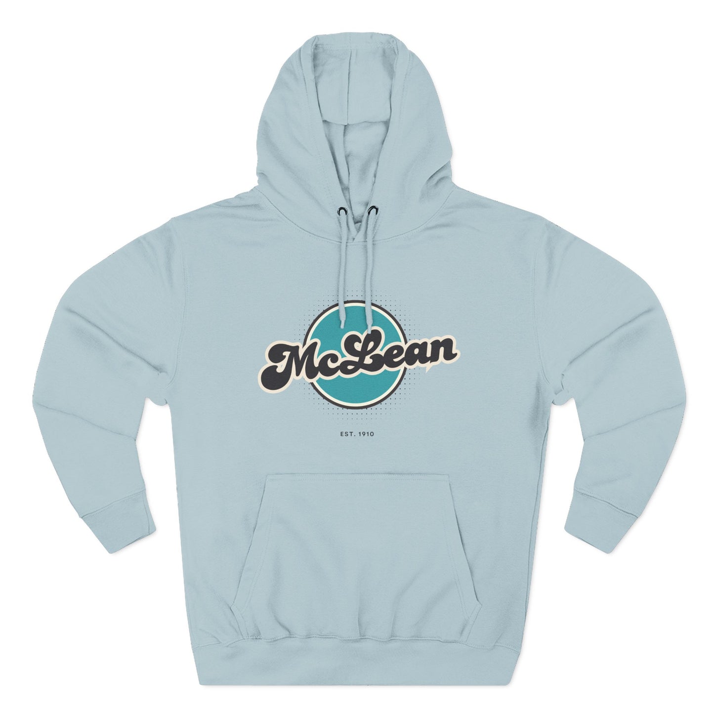 McLean Retro Vibe Hoodie for Casual Days, Streetwear, Unisex Gift, Cozy Layering Apparel