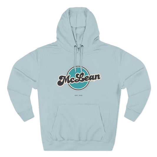 McLean Retro Vibe Hoodie for Casual Days, Streetwear, Unisex Gift, Cozy Layering Apparel
