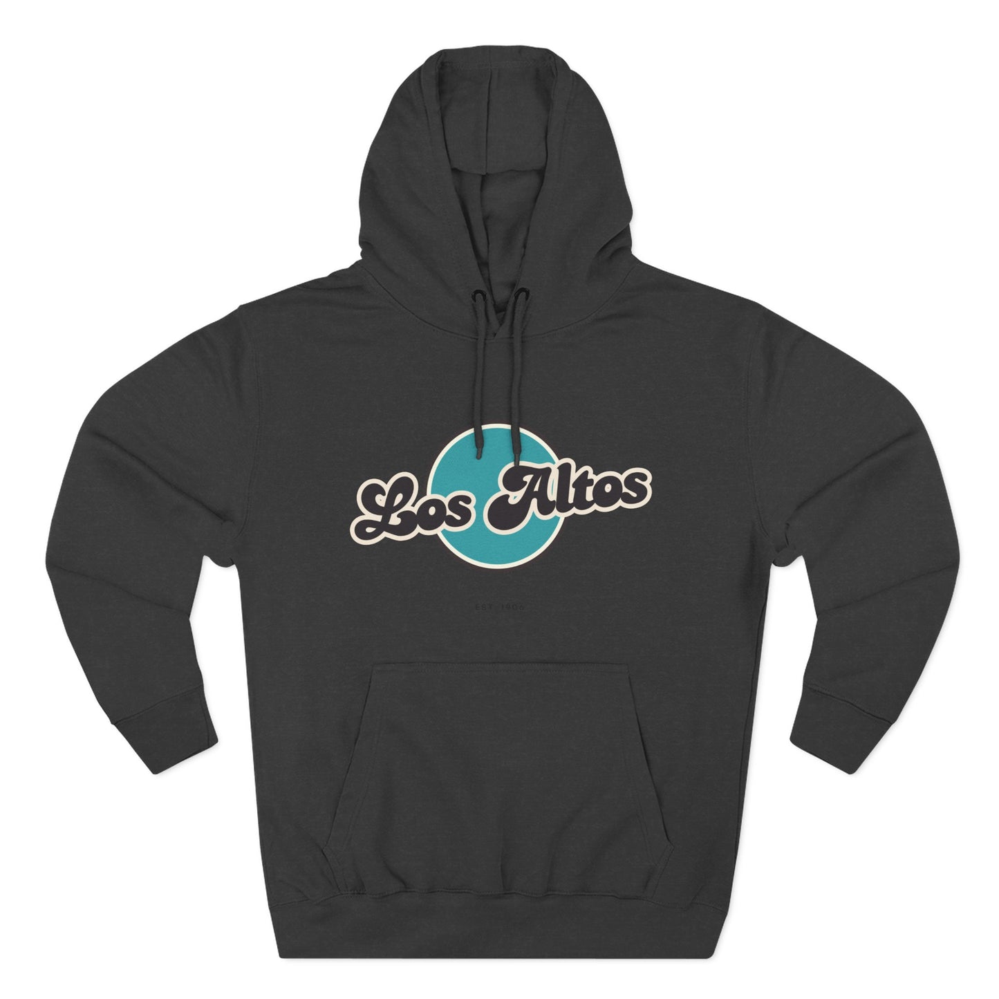 Los Altos Retro Vibe Hoodie for Casual Days, Streetwear, Unisex Gift, Cozy Layering Apparel