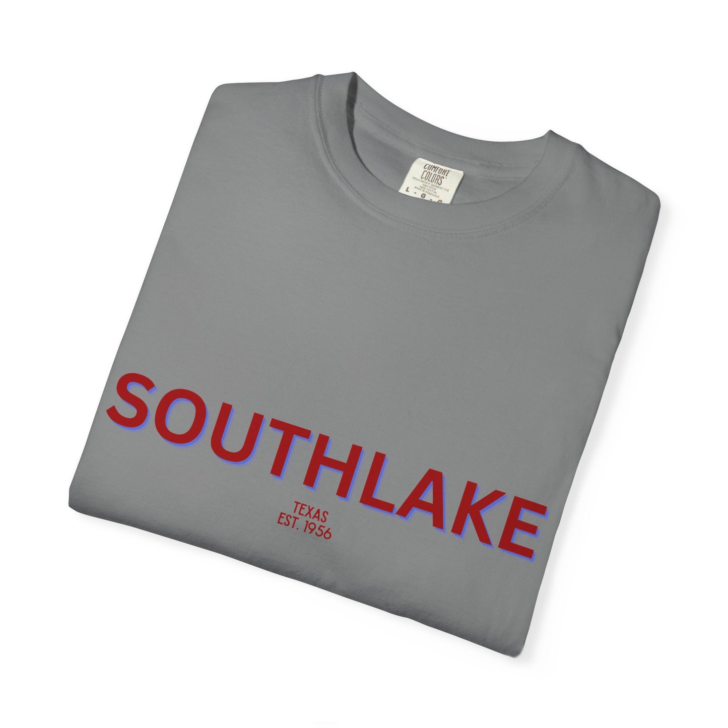 Southlake Garment-Dyed Unisex T-Shirt, Casual Tee, Vintage Style Shirt, Everyday Wear, Birthday Gift, Unique Apparel