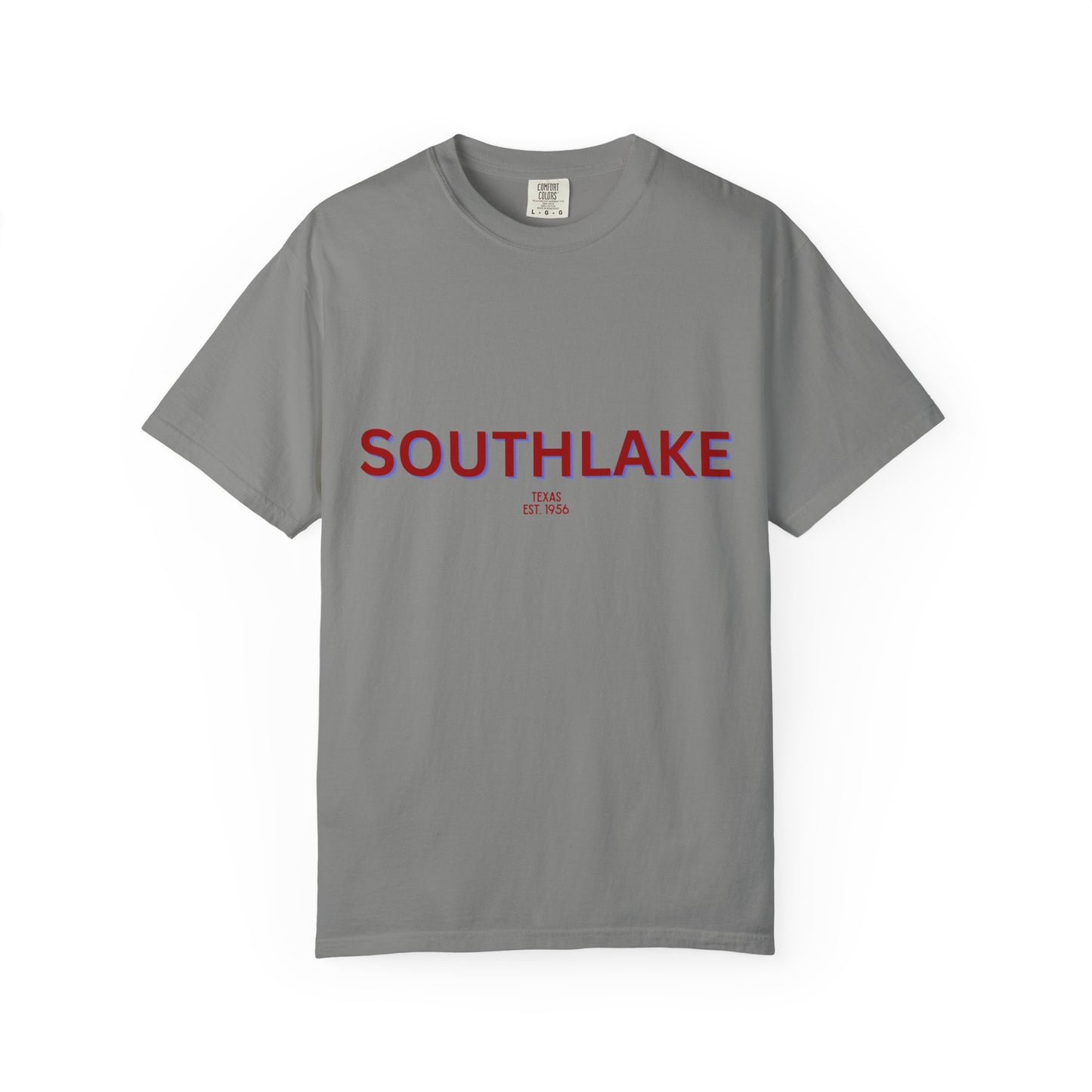 Southlake Garment-Dyed Unisex T-Shirt, Casual Tee, Vintage Style Shirt, Everyday Wear, Birthday Gift, Unique Apparel