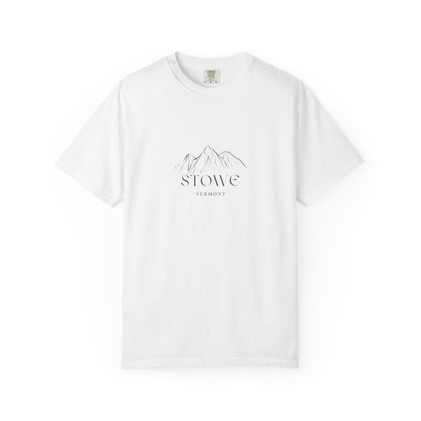 Stowe - Unisex Garment-Dyed T-shirt, Casual Outfit, Gift for Nature Lovers, Vacation Essentials