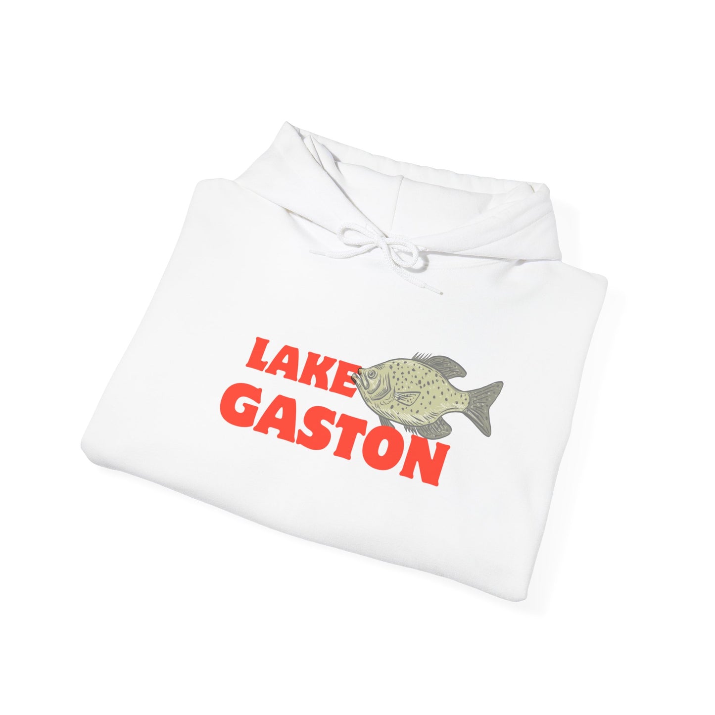 Lake Gaston Fishing Hoodie, Unisex Comfortable Sweatshirt, Relaxed Fit for Outdoor Enthusiasts, Gift for Fishermen, Casual Lake Apparel