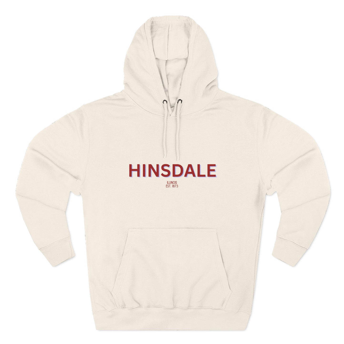 Hinsdale Fleece Hoodie, Casual Sweatshirt, Cozy Layering Piece, Perfect Gift for All Occasions, Stylish Streetwear