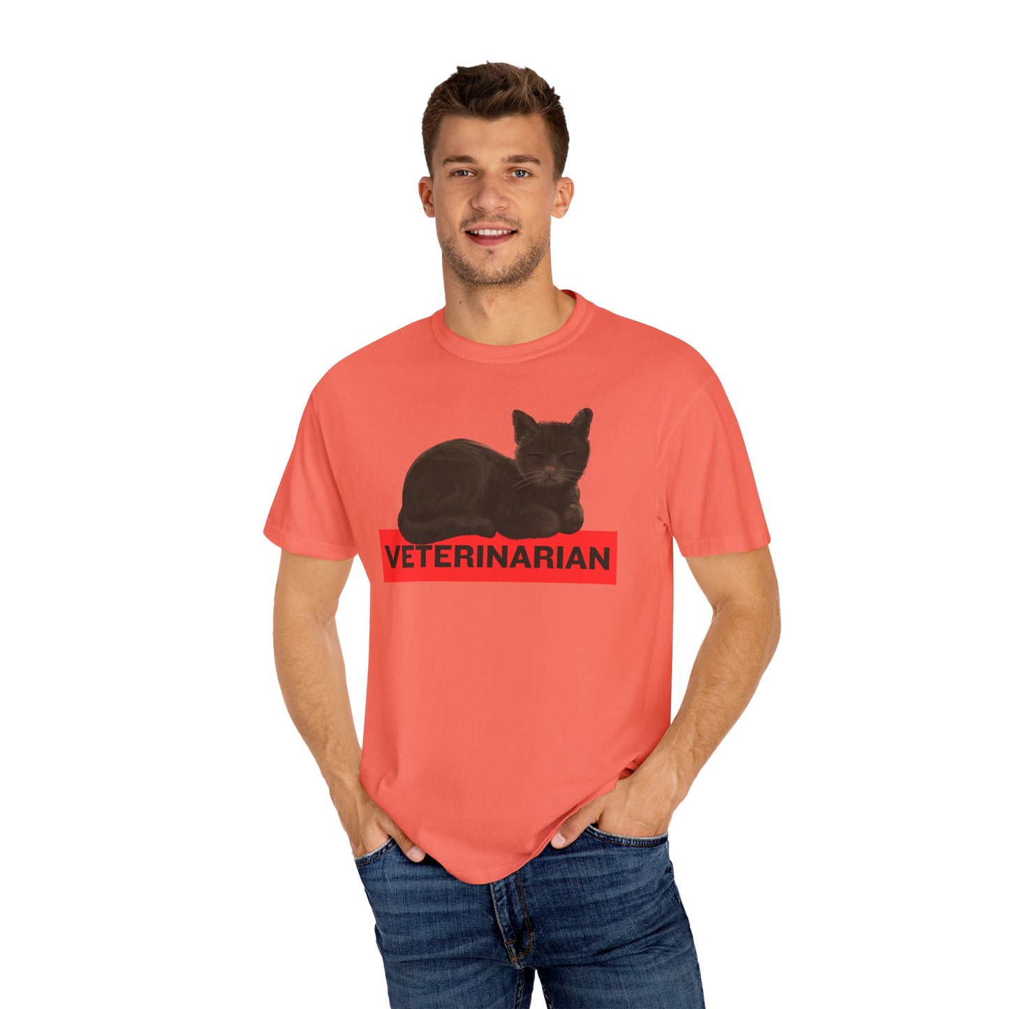 Veterinarian Cat T-Shirt, Funny Animal Lover Tee, Pet Owner Gift, Cute Vet Shirt, Unique Veterinary Apparel, Animal Rescue Shirt