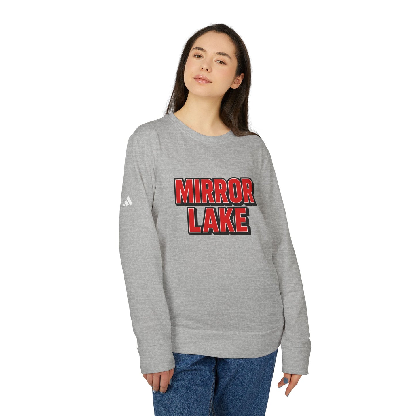 Mirror Lake Adidas Unisex Fleece Crewneck Sweatshirt