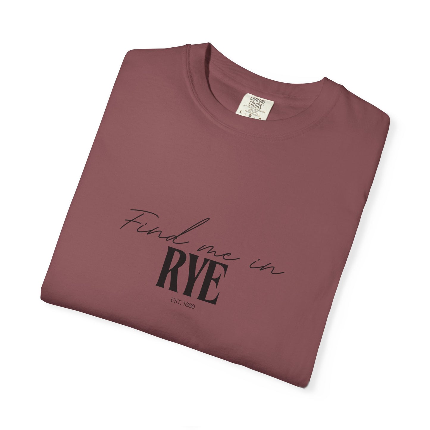 Rye Vibes Unisex Garment-Dyed T-Shirt, Casual Wear, Gifts for Locals, Trendy Summer Essential, Comfortable Everyday Tee