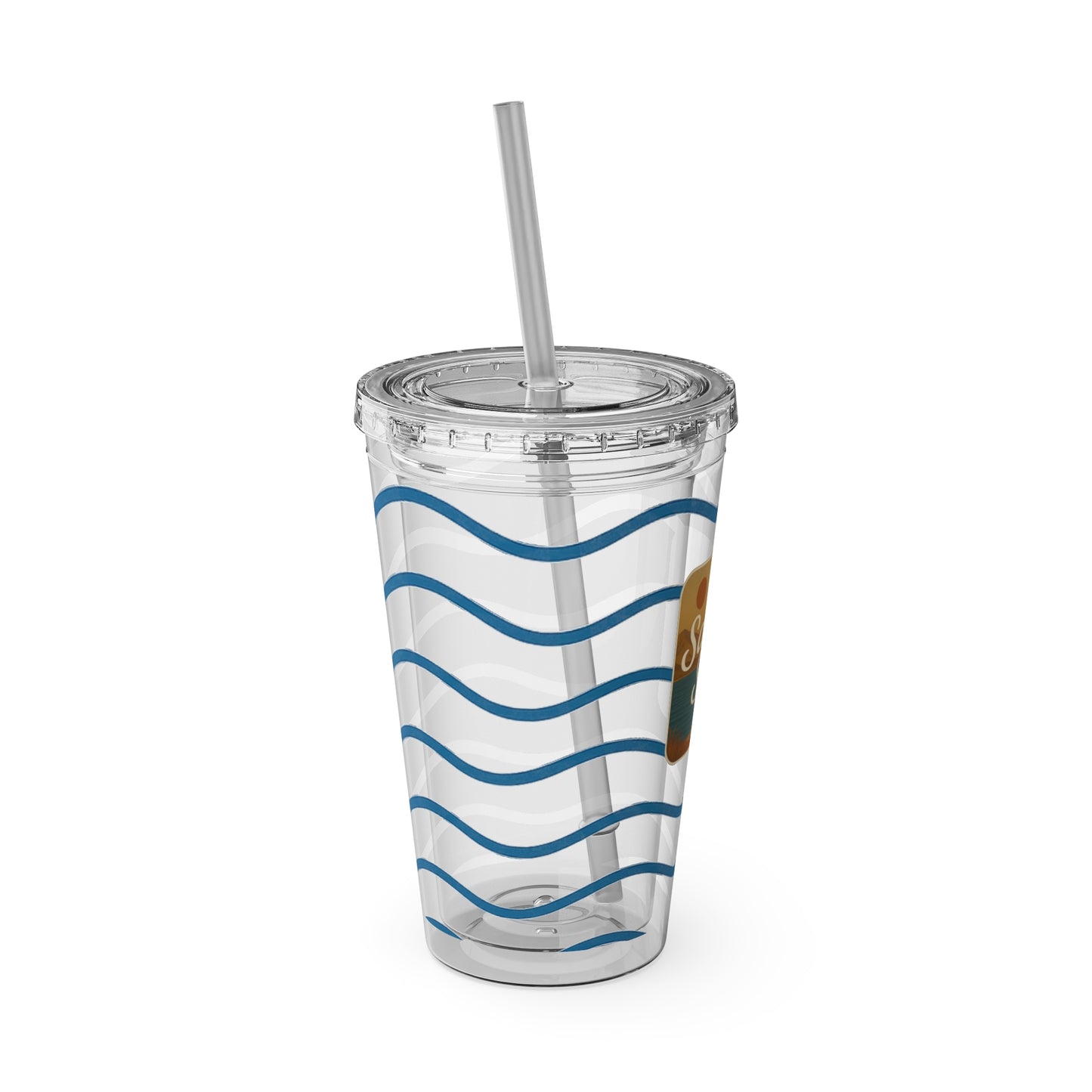 Salton Sea Sunsplash Tumbler, 16oz Clear Drink Cup for Outdoor Adventures, Customizable Travel Mug, Perfect for Summer Fun, Eco-Friendly Beverage [...]