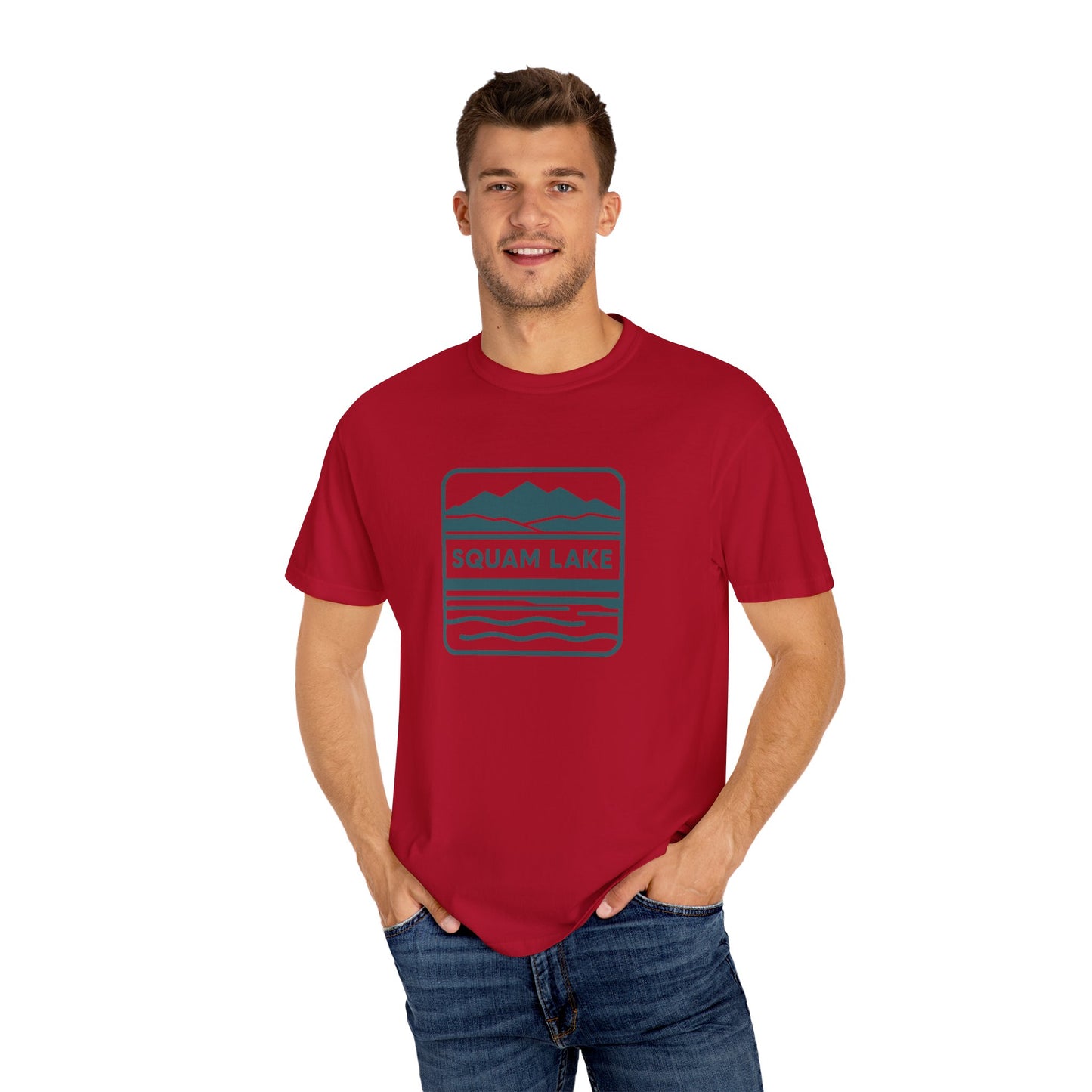 Squam Lake Unisex T-Shirt, Casual Graphic Tee, Nature Lover Gift, Outdoor Adventure Shirt, Vacation Souvenir, Summer Wear