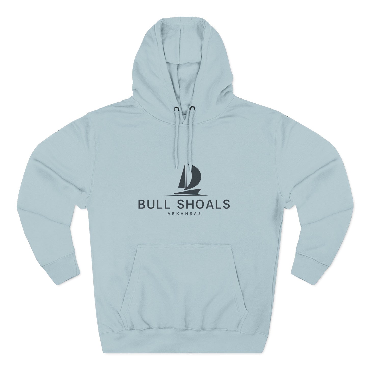 Bull Shoals Inspired Fleece Hoodie, Casual Wear, Relaxation, Gift for Autumn Lovers, Travel Essential