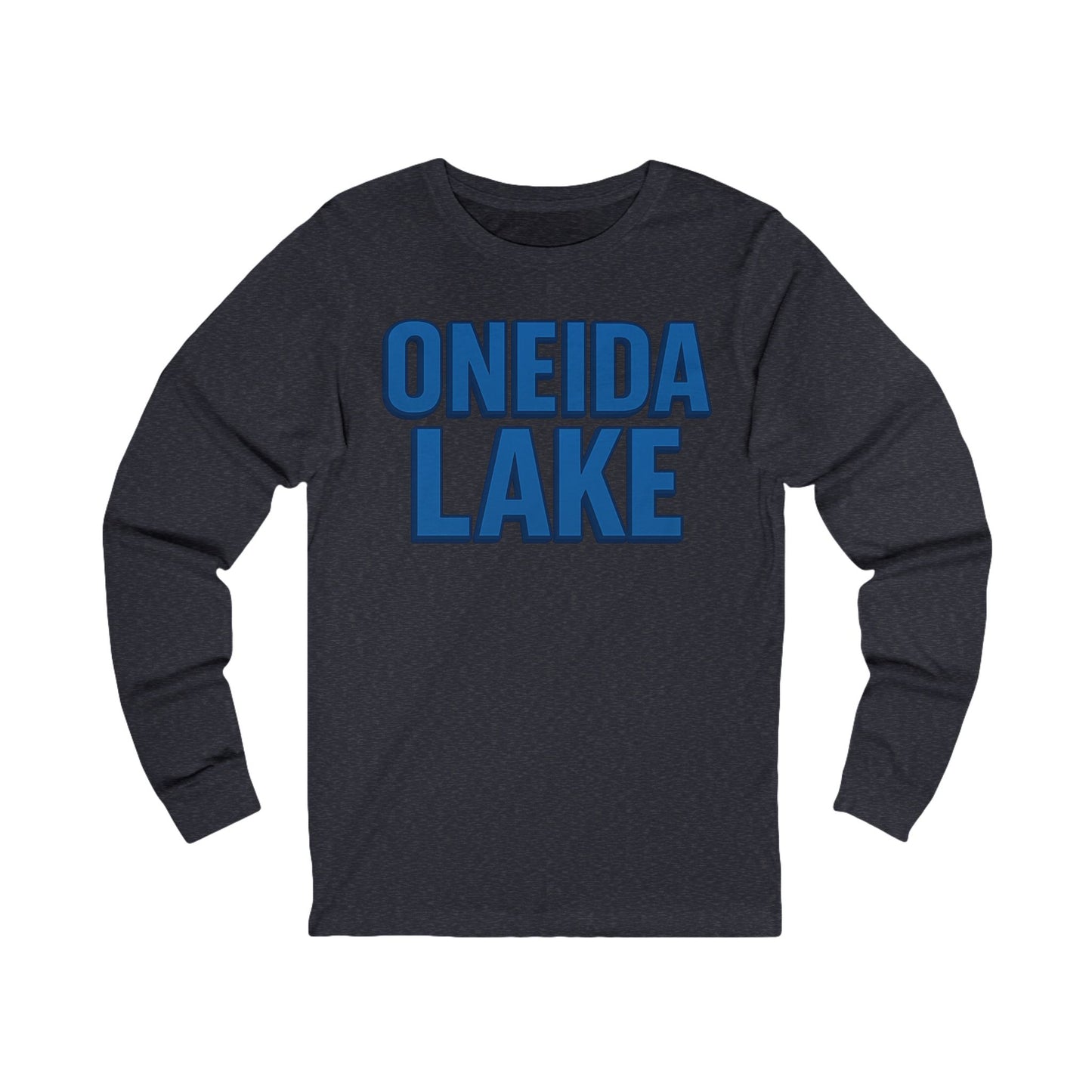 Oneida Lake Long Sleeve Tee, Cozy Unisex Shirt for Outdoor Lovers, Perfect for Lake Days, Casual Wear, Gift Idea