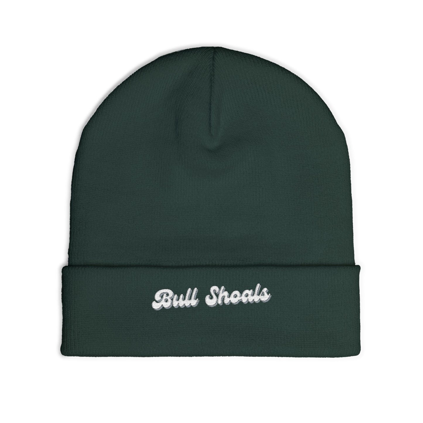 Bull Shoals Cozy Embroidered Knit Beanie | Winter Hat, Casual Fashion Accessory, Gift for Him/Her, Cozy Style, Outdoor Wear