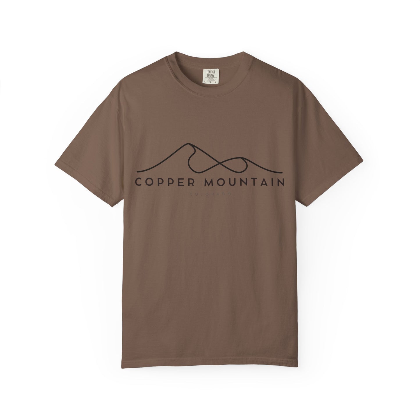Copper Mountain Chill Vibes Tee - Unisex Garment-Dyed T-shirt for Autumn Lovers, Casual Wear, Gifts for Him/Her