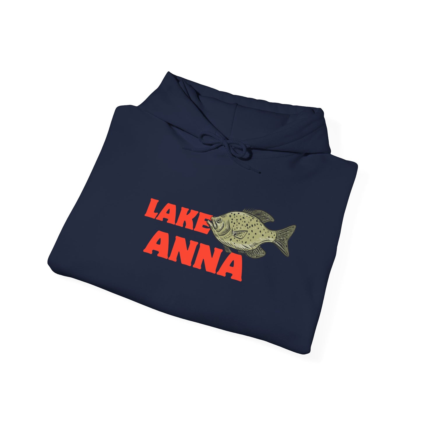 Lake Anna Fishing Hoodie, Unisex Comfortable Sweatshirt, Relaxed Fit for Outdoor Enthusiasts, Gift for Fishermen, Casual Lake Apparel