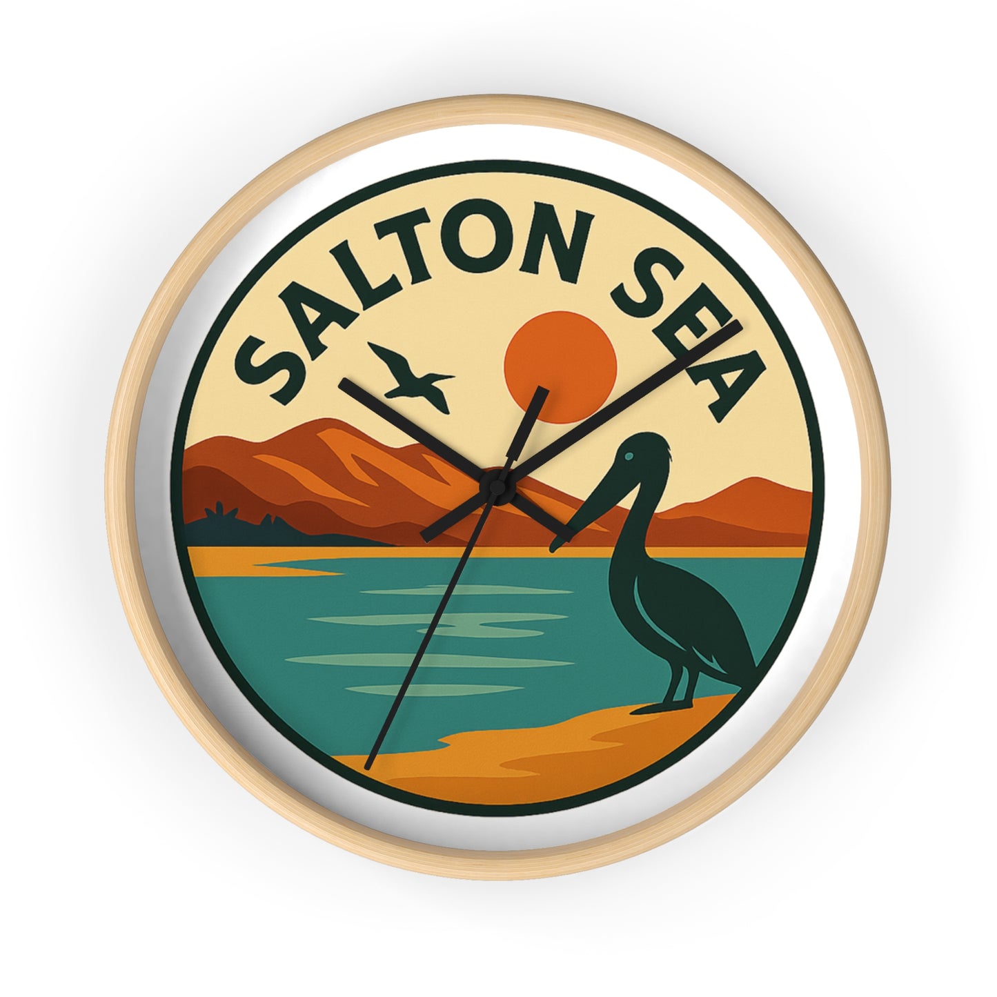 Salton Sea Wall Clock