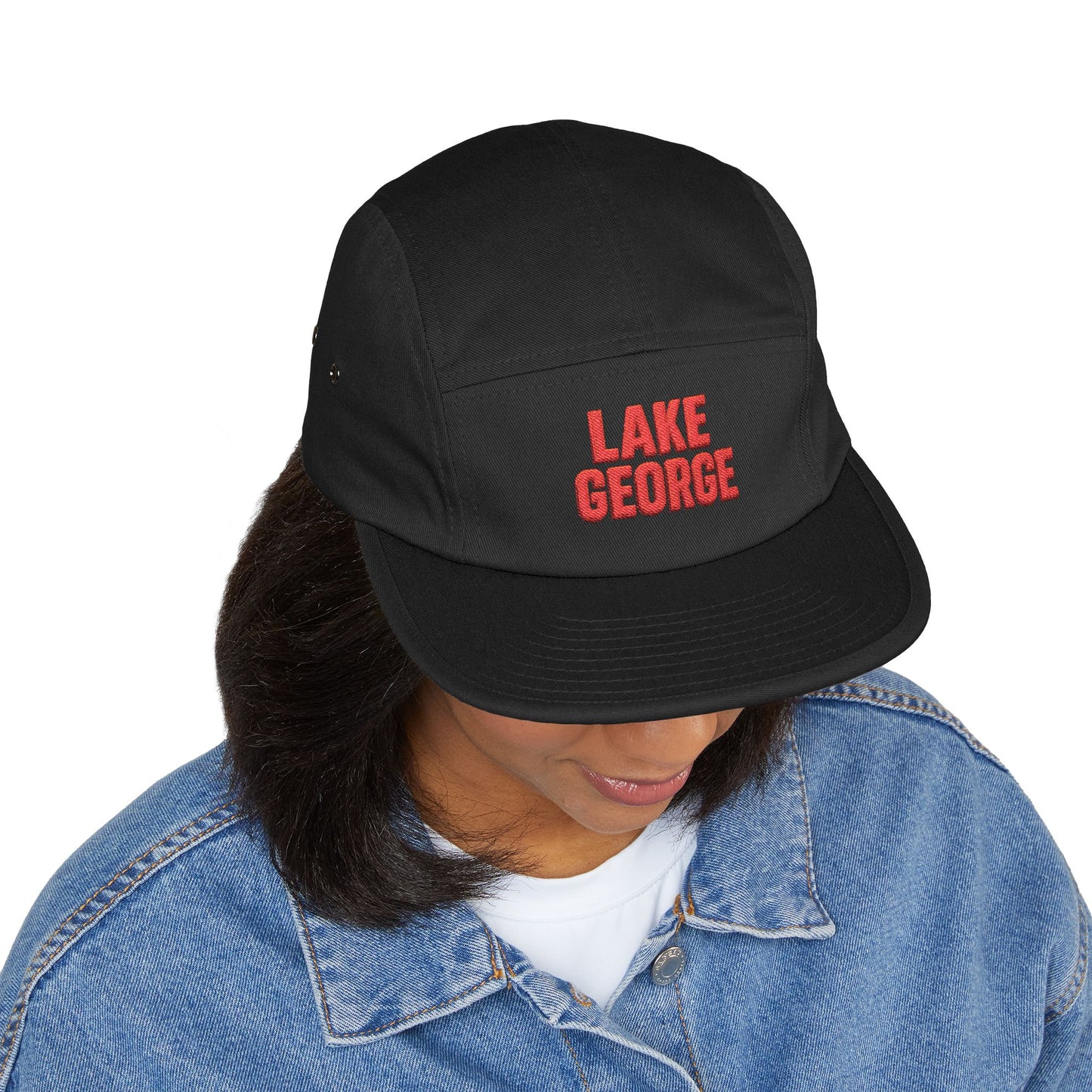 Lake George 5 Panel Cap (Embroidery)