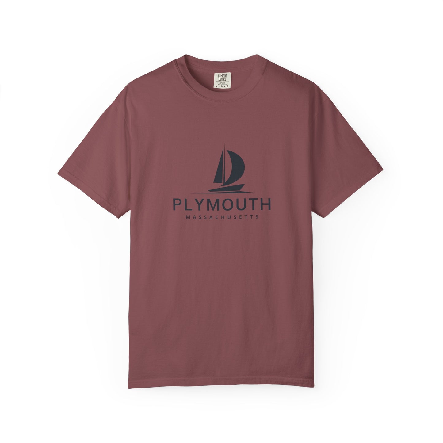 Plymouth - Unisex Garment-Dyed T-shirt, Casual Outfit, Gift for Nature Lovers, Vacation Essentials