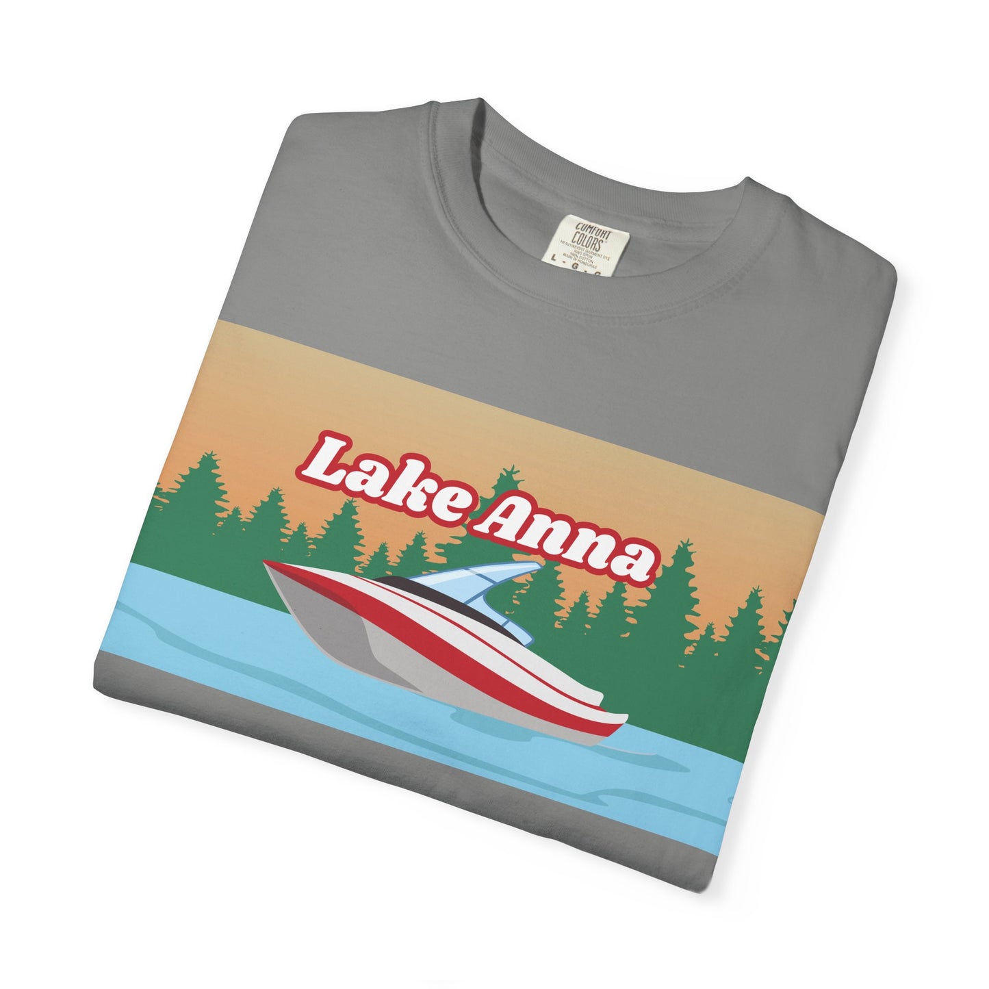 Lake Anna Relaxed Unisex T-Shirt, Summer Vibes Tee, Outdoor Adventure Shirt, Lake Life Apparel, Gift for Nature Lovers, Vacation Wear