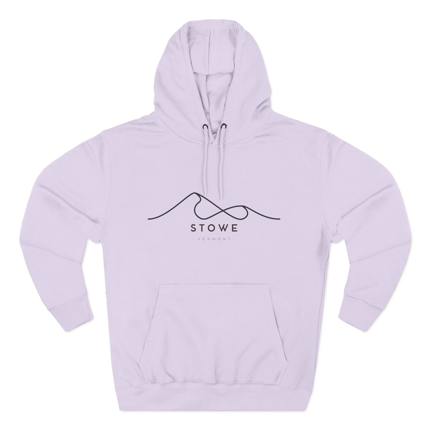 Stowe Stylish Three-Panel Fleece Hoodie for Cozy Days, Casual Wear, Warm Layering, Gift for Him or Her