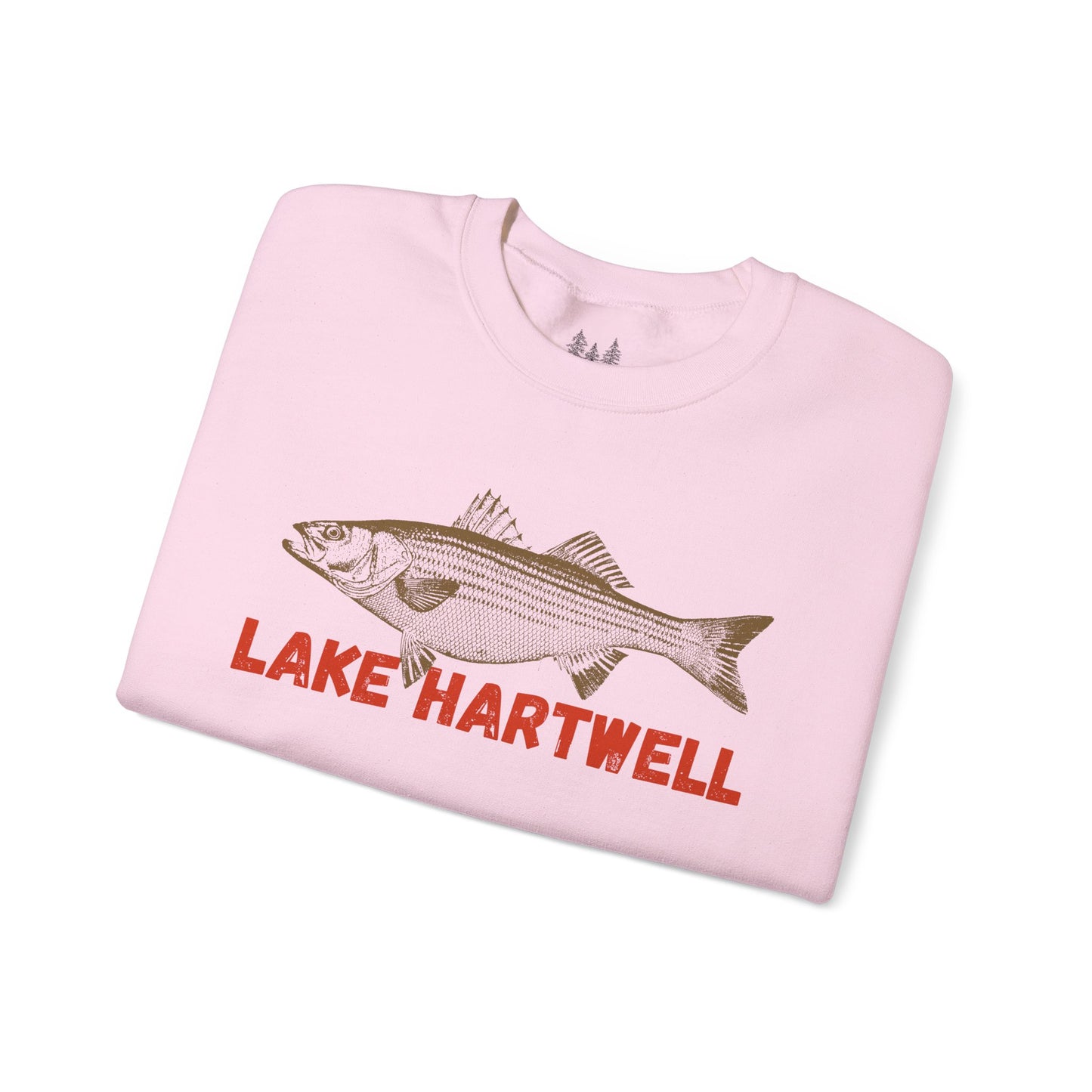 Lake Hartwell Fishing Sweatshirt, Unisex Crewneck, Casual Wear, Gift for Fishermen, Outdoor Apparel, Lake House Cozy