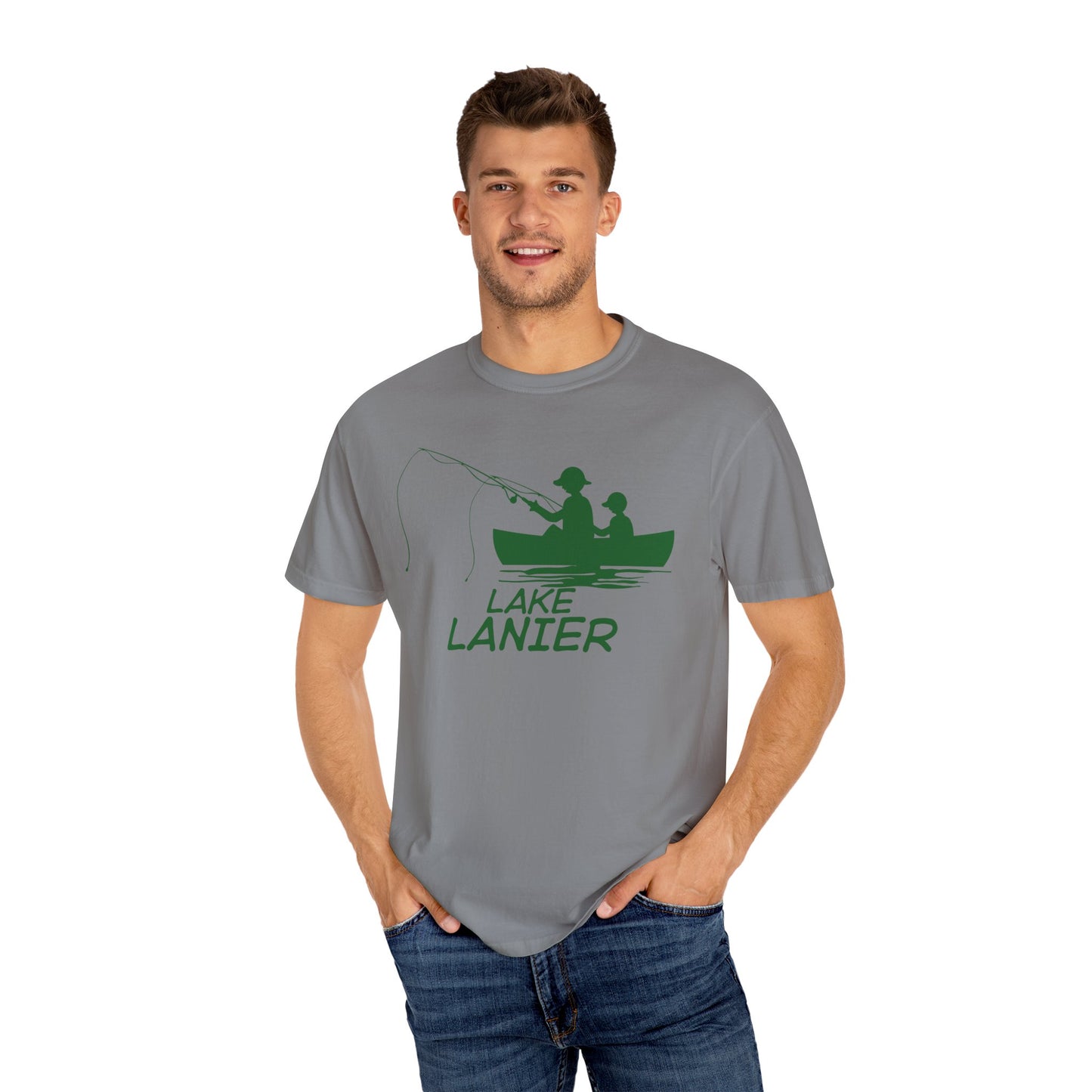 Lake Lanier Fishing Unisex T-shirt - Perfect for Gifts, Outdoor Adventures, Family Reunions, Summer Vacations, and Casual Wear