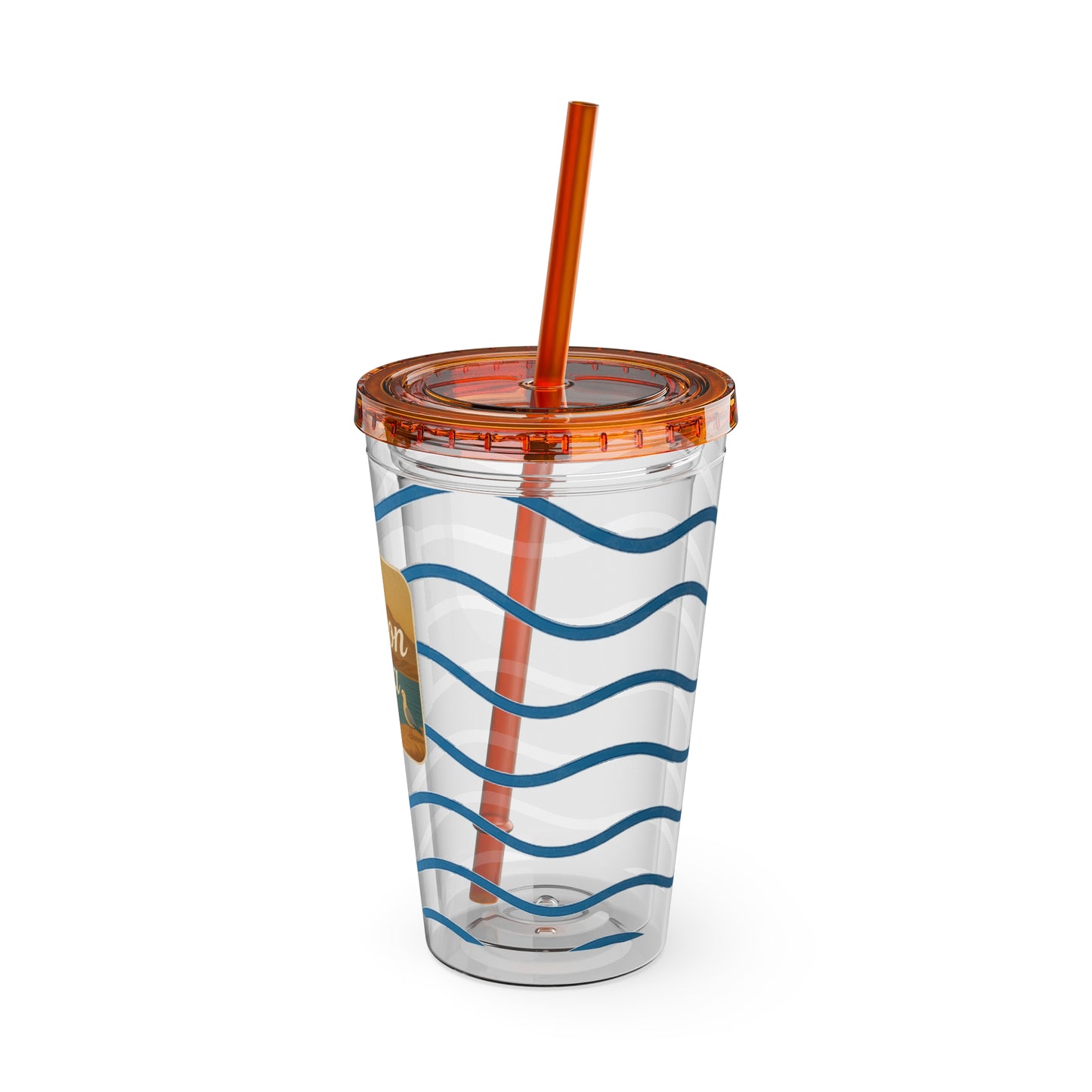 Salton Sea Sunsplash Tumbler, 16oz Clear Drink Cup for Outdoor Adventures, Customizable Travel Mug, Perfect for Summer Fun, Eco-Friendly Beverage [...]