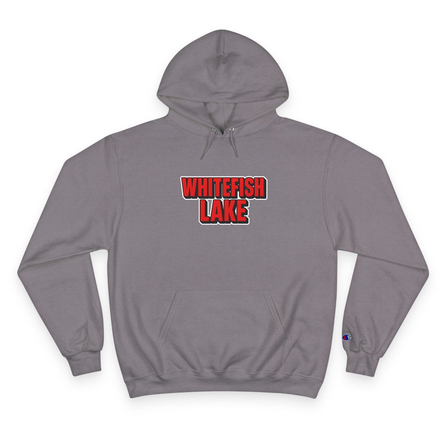 Whitefish Lake Cozy Hoodie, Perfect for Outdoor Adventures, Lake Days, Gifts for Nature Lovers, Comfortable Sweatshirt